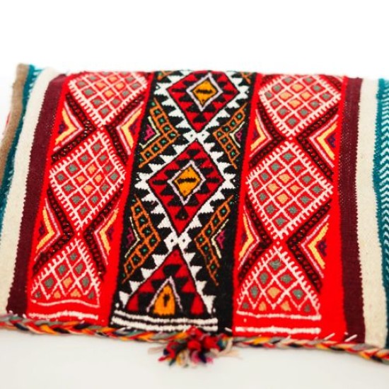 Housse de coussin artisanale en margoum