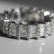 Bague en Argent 925 Entièrement Sertie de Zircons